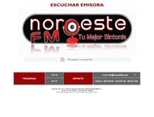 Tablet Screenshot of noroestefm.com